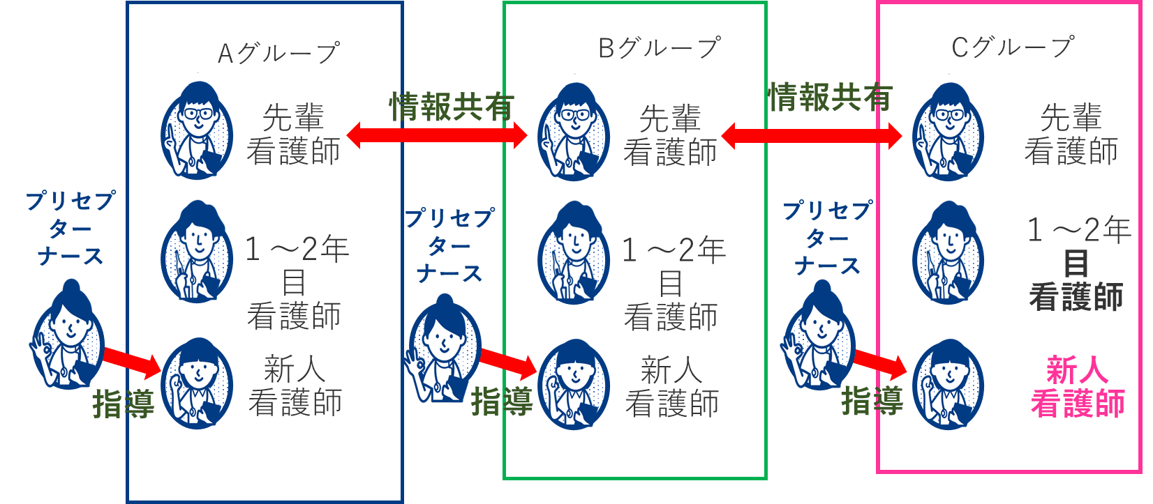 配属後の教育体制